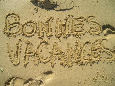 Bonnes vacances Bonnes vacances