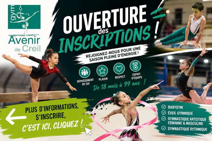 Inscription 2026/2027, c'est parti ...